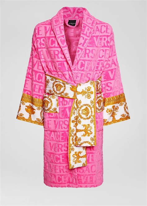 pink versace robe replica|Versace kimono.